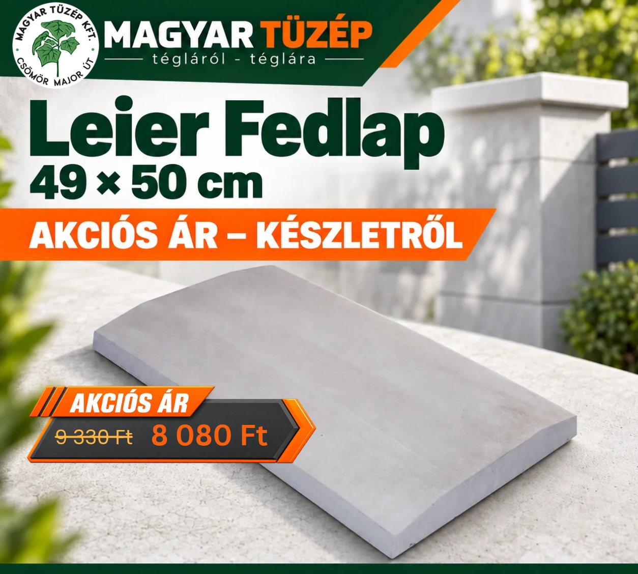 Leier fedlap akció