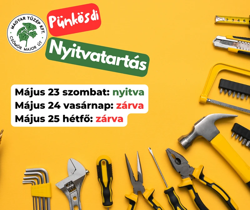 Ünnepi nyitvatartás