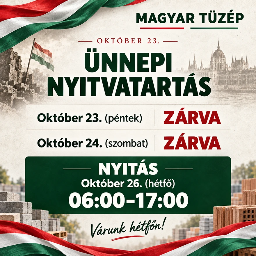 Október 23 és 24 - ZÁRVA!